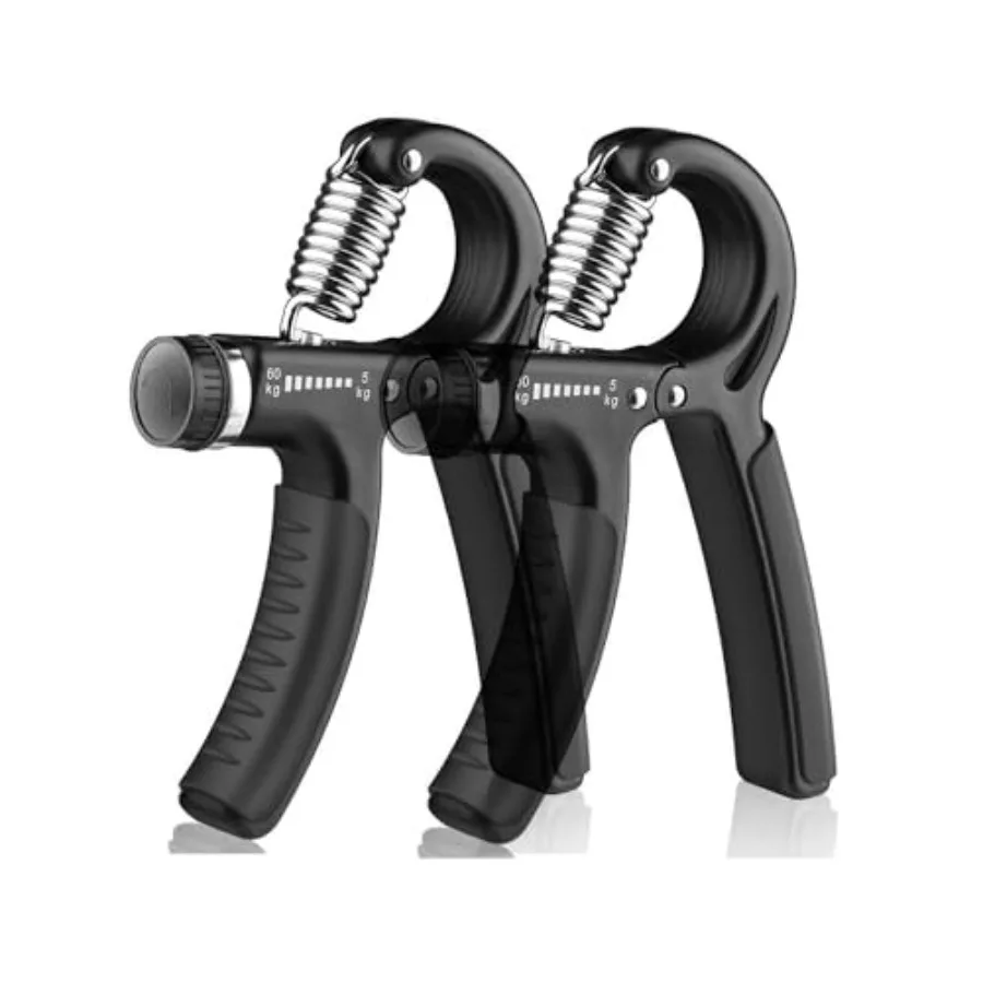 Набор из 2 регулируемых эспандеров для рук (11-132 фунта / 5-60 кг) для музыкантов, спортсменов, восстановления после травм, сталь, серый цвет, для предплечий
Набор из 2 регулируемых эспандеров для рук (11-132 фунта / 5-60 кг) для музыкантов, спортсменов, восстановления после травм, сталь, серый цвет, для предплечий