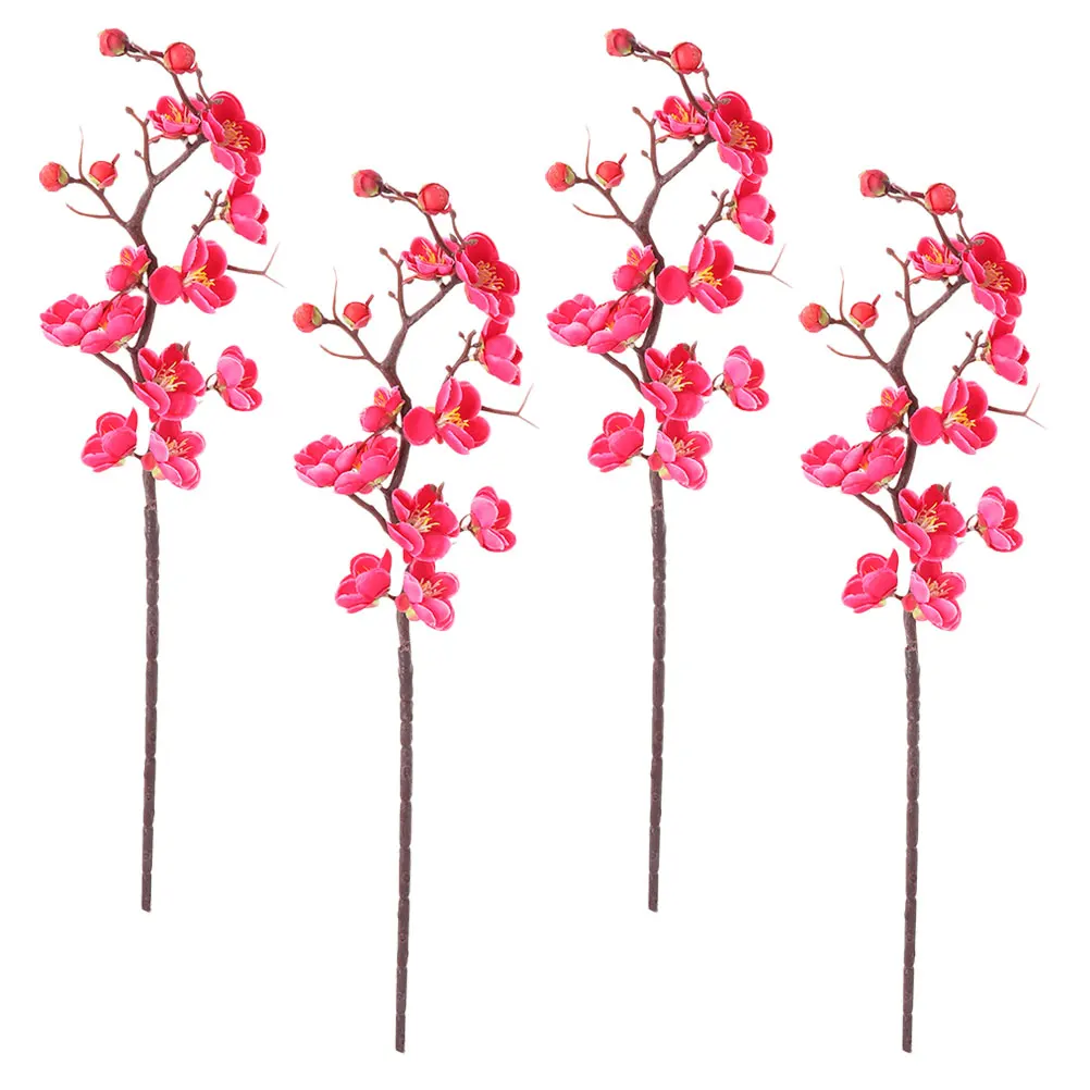 4pcs Home Decorative Simulated Wintersweet Flower Silk Flower Material Artificial Flower Interior Decoration Wedding Adornment
4pcs Home Decorative Simulated Wintersweet Flower Silk Flower Material Artificial Flower Interior Decoration Wedding Adornment