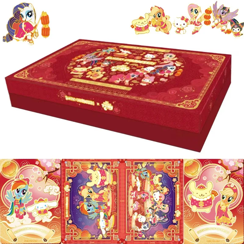 KAYOU Genuine My Little Pony Sanrio New Year Gift Box Good Luck Alliance Glorious Anime Collection Card Toys Gift
KAYOU Genuine My Little Pony Sanrio New Year Gift Box Good Luck Alliance Glorious Anime Collection Card Toys Gift