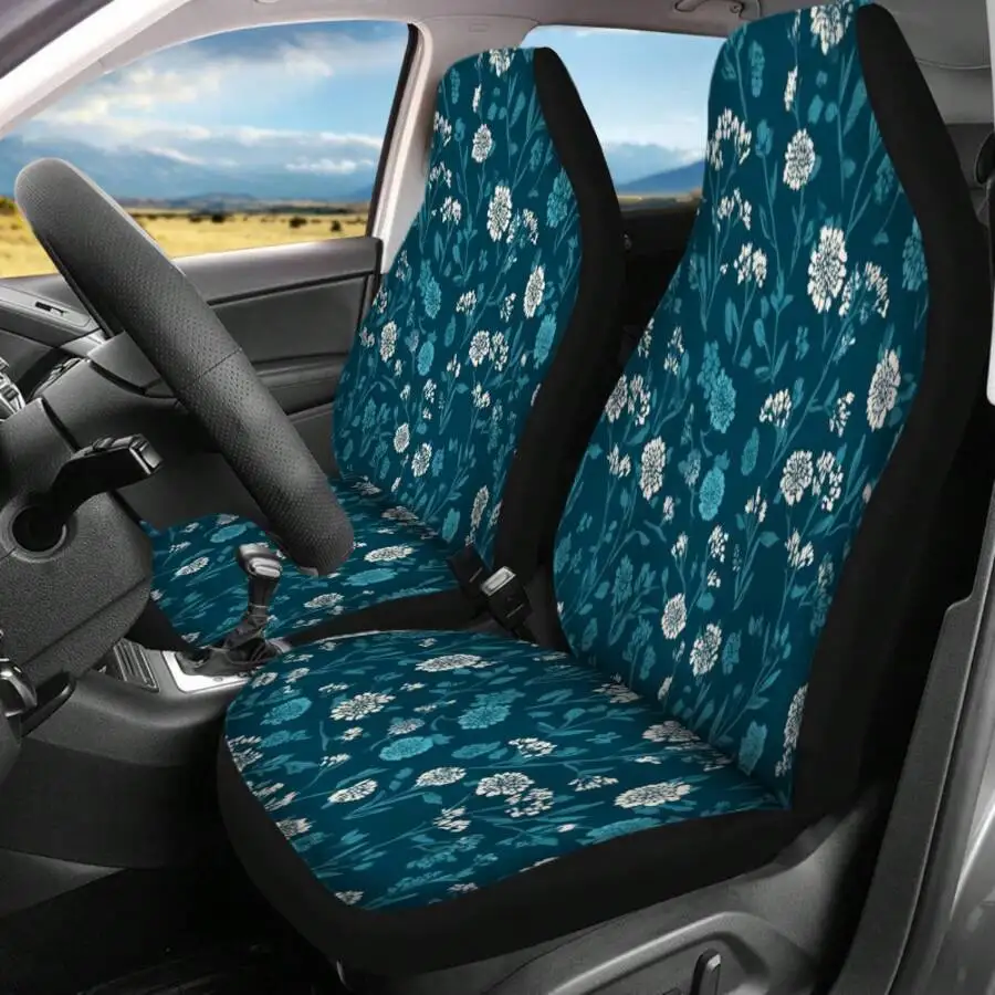 1 Piece Front Car Seat Cover Blue Green Floral Pattern Breathable For SUV Sedan Truck
1 Piece Front Car Seat Cover Blue Green Floral Pattern Breathable For SUV Sedan Truck