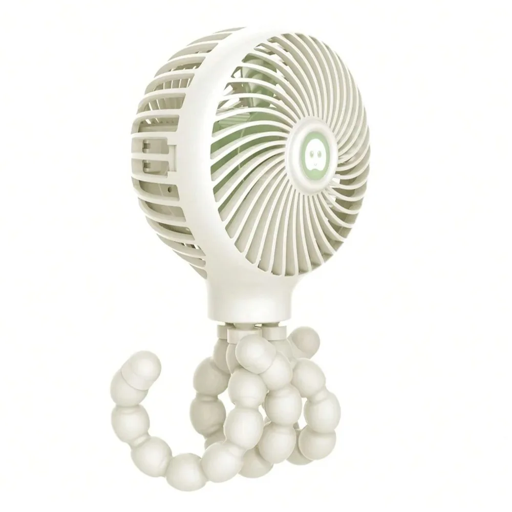 Portable Octopus Mini Fan USB Rechargeable 3 Speed Flexible Tripod Clip Fan for Baby Stroller Outdoor
Portable Octopus Mini Fan USB Rechargeable 3 Speed Flexible Tripod Clip Fan for Baby Stroller Outdoor