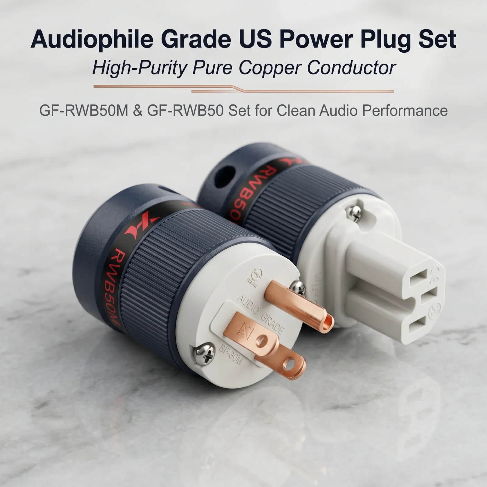Pure Copper US Power Plug IEC Connector Polycarbonate Shell Stainless Steel Screw HIFI Audio Power Cord Set
Pure Copper US Power Plug IEC Connector Polycarbonate Shell Stainless Steel Screw HIFI Audio Power Cord Set