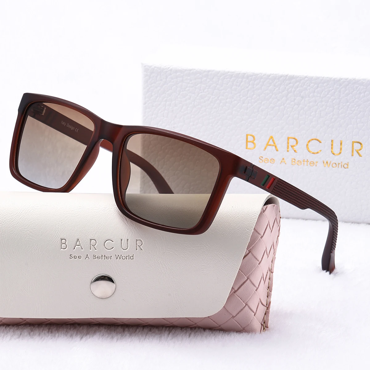 BARCUR Men's Square Polarized Sunglasses Anti-Glare UV400 for Driving & Outdoor Activities
BARCUR Men's Square Polarized Sunglasses Anti-Glare UV400 for Driving & Outdoor Activities