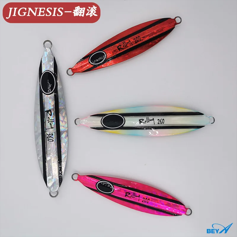 Taiwan JIGNESIS Rolling Fluorescent Slow Cranking Iron Lure 20-800g Sea Fishing and Boat Fishing Bait for Big Fish
Taiwan JIGNESIS Rolling Fluorescent Slow Cranking Iron Lure 20-800g Sea Fishing and Boat Fishing Bait for Big Fish