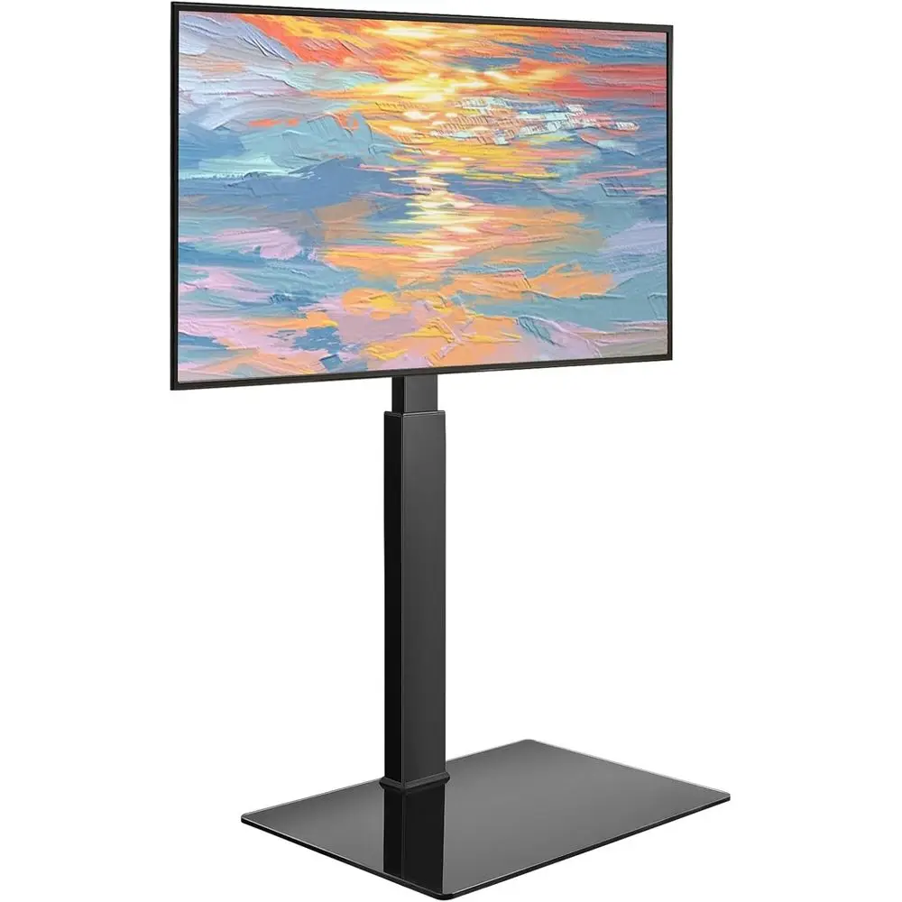 Регулируемая подставка для телевизоров с диагональю 27-65 дюймов, с поворотным креплением и основанием из закаленного стекла
Регулируемая подставка для телевизоров с диагональю 27-65 дюймов, с поворотным креплением и основанием из закаленного стекла