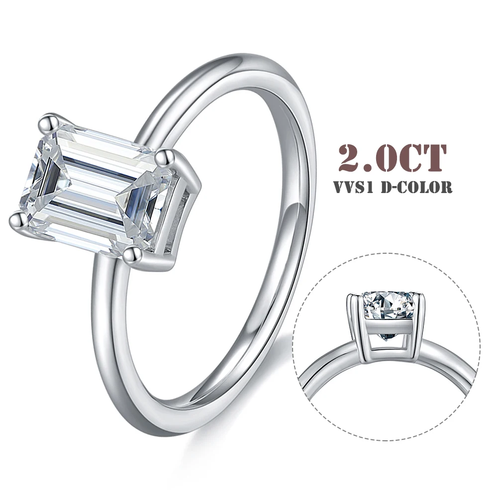 925 Sterling Silver 2ct SolitaireTrillion Pear Oval Princess Pear Heart Emerald Cut Moissanite Diamond Enagegement Ring
925 Sterling Silver 2ct SolitaireTrillion Pear Oval Princess Pear Heart Emerald Cut Moissanite Diamond Enagegement Ring