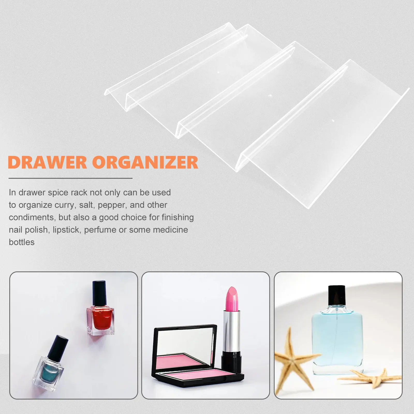 1Set Acrylic Spice Jar Rack Inclined Tiered Design Drawer Organizer Seasoning Storage Organizer for Kitchen Counter
1Set Acrylic Spice Jar Rack Inclined Tiered Design Drawer Organizer Seasoning Storage Organizer for Kitchen Counter
