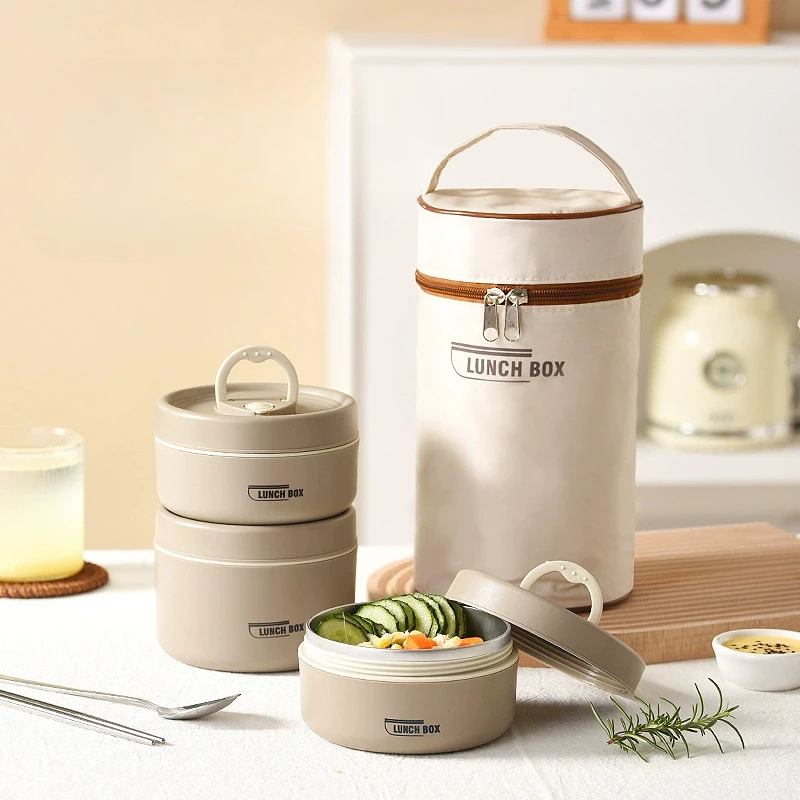 Portable Insulated Food Lunch Container Set Thermal Lunch Box 3 Separate Stackable Lunch Container Bento Box Food Container
Portable Insulated Food Lunch Container Set Thermal Lunch Box 3 Separate Stackable Lunch Container Bento Box Food Container