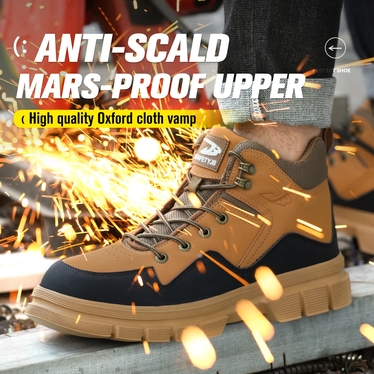 Anti-smash and anti-stabbing safety shoes light outdoor shoes steel toe anti-scald work shoes men lightweight comfortable shoes
Anti-smash and anti-stabbing safety shoes light outdoor shoes steel toe anti-scald work shoes men lightweight comfortable shoes