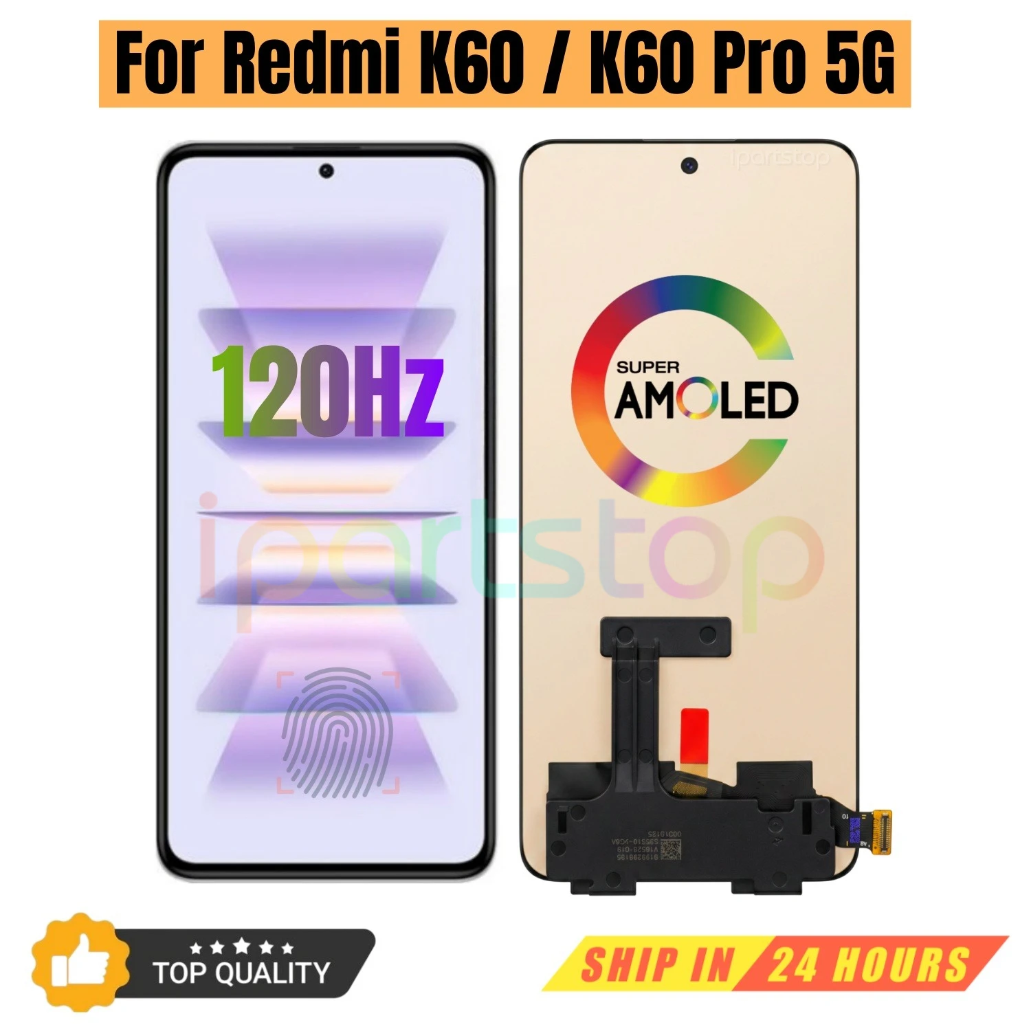 iParts Replacement New Display for Xiaomi Redmi K60 Touch Screen Assembly for K60 Pro 5G 120Hz with Front Frame Parts OEM
iParts Replacement New Display for Xiaomi Redmi K60 Touch Screen Assembly for K60 Pro 5G 120Hz with Front Frame Parts OEM