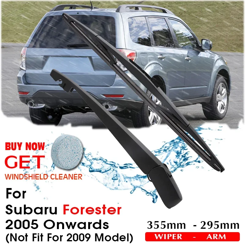 Car Wiper Blade Rear Back Wipers For Subaru Forester Hatchback 355mm 2005 onwards (Not Fit For 2009 Model) Auto Accessories
Car Wiper Blade Rear Back Wipers For Subaru Forester Hatchback 355mm 2005 onwards (Not Fit For 2009 Model) Auto Accessories
