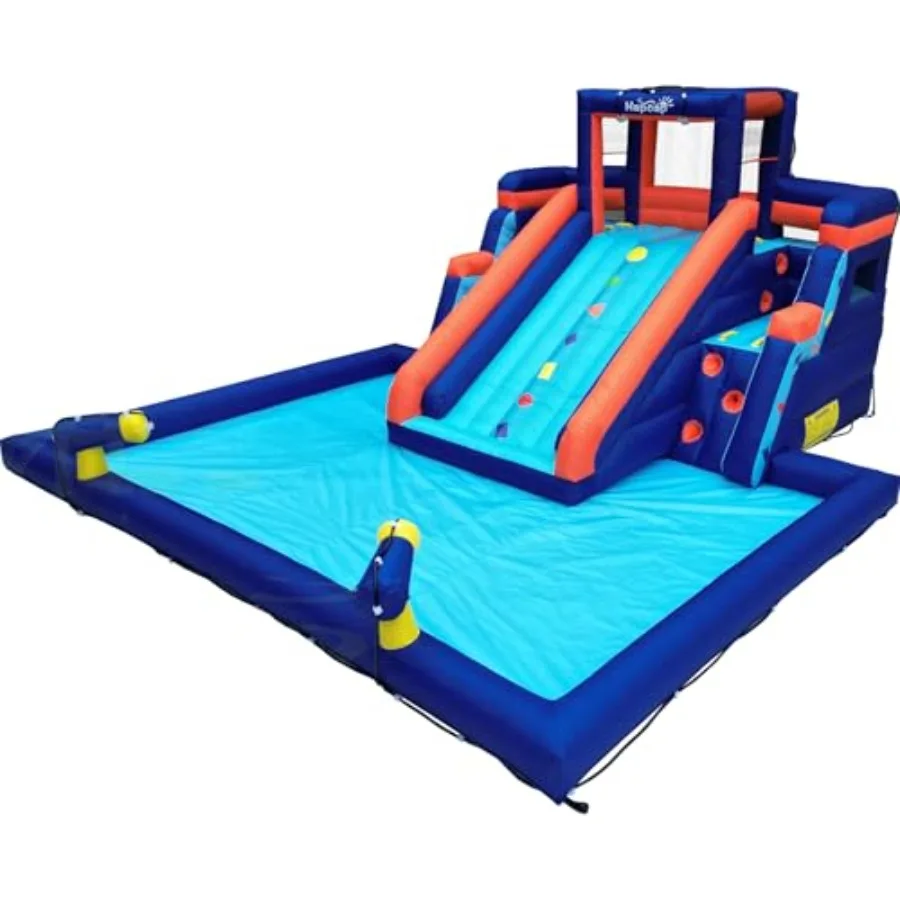 Inflatable Water Slide for Backyard Large Wide Slide Climbing Wall and Splash Pool Inflatable Water Park for Outdoors with Blow
Inflatable Water Slide for Backyard Large Wide Slide Climbing Wall and Splash Pool Inflatable Water Park for Outdoors with Blow
