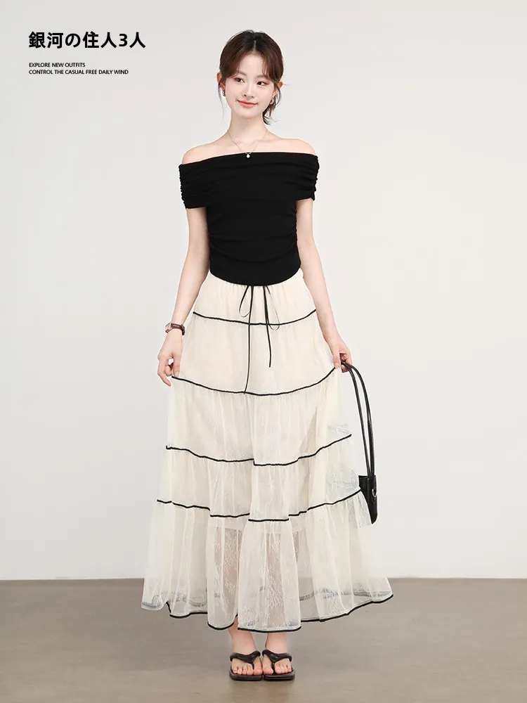 Женская белая юбка-полусолнце Galaxy Resident с высокой талией, кружевная, в стиле пэчворк, свободного кроя, летнее платье в стиле пэчворк
Женская белая юбка-полусолнце Galaxy Resident с высокой талией, кружевная, в стиле пэчворк, свободного кроя, летнее платье в стиле пэчворк