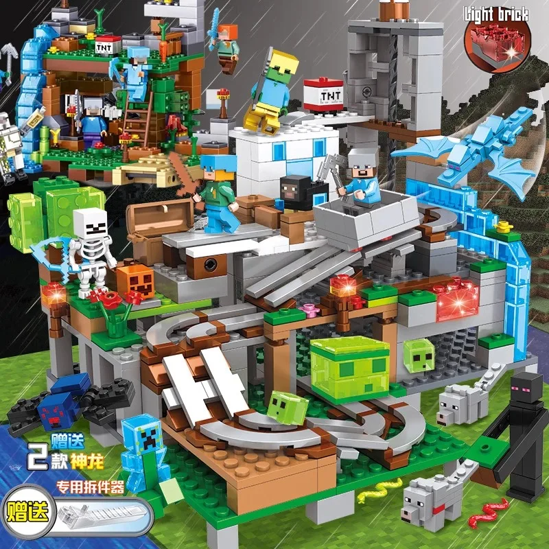 Горная пещерная деревня Deep Dark Battle Warden Ender Dragon Building Block Кирпичи Подарочные игрушки для детей
Горная пещерная деревня Deep Dark Battle Warden Ender Dragon Building Block Кирпичи Подарочные игрушки для детей