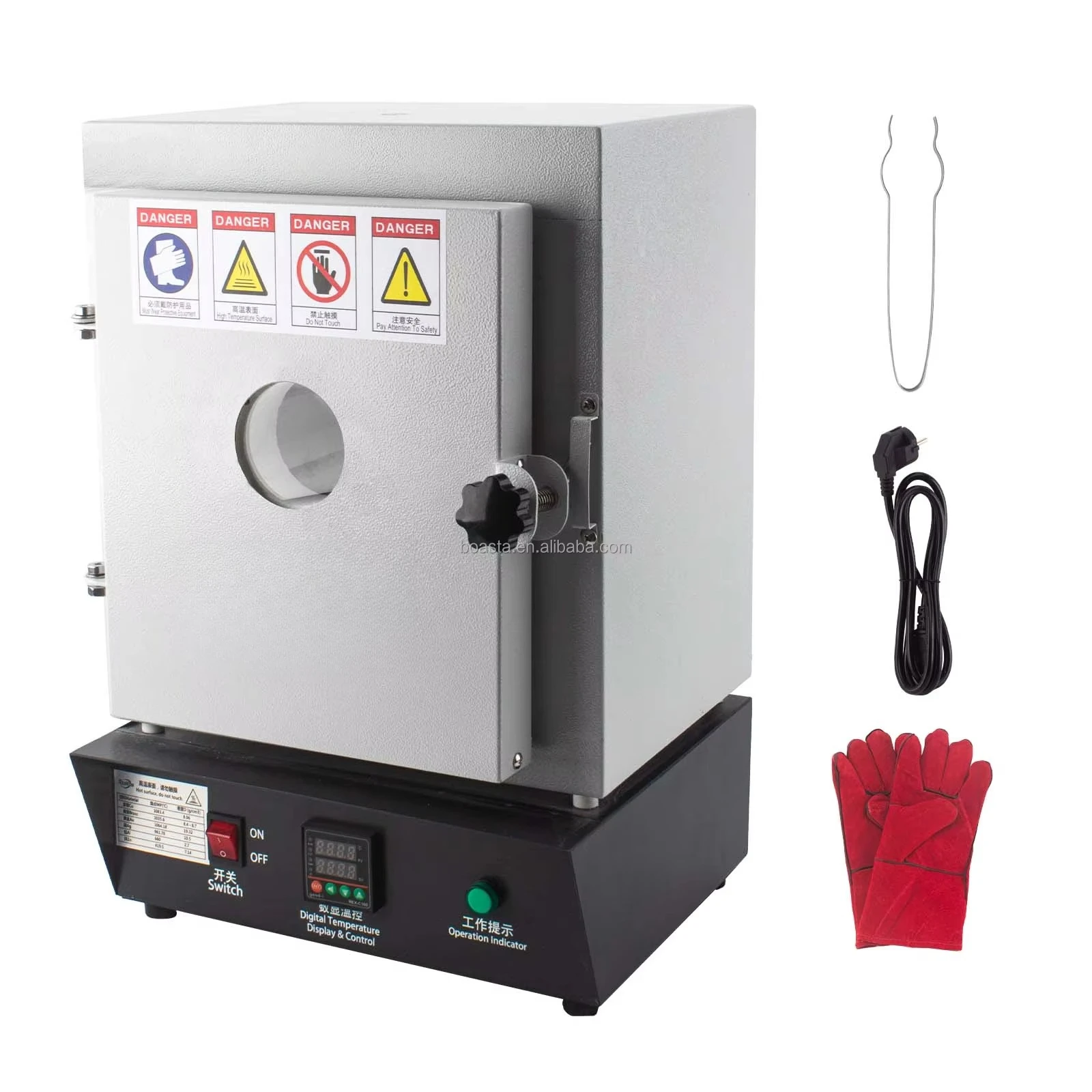 Factory Jewelry Casting Wax Burnout Kiln Viewing Window PID Controller Ceramic Fiber Chamber Benchtop Furnace 1150℃
Factory Jewelry Casting Wax Burnout Kiln Viewing Window PID Controller Ceramic Fiber Chamber Benchtop Furnace 1150℃