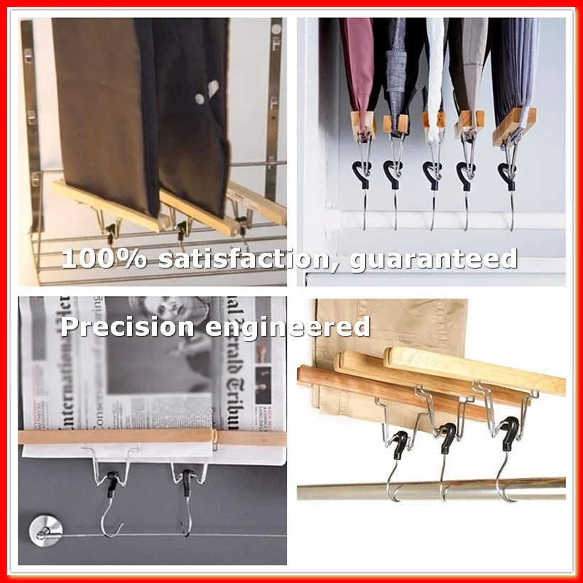 8 Piece Wooden Series Slack Hangers Non-Slip Wood Pants Hangers with 360 Degree Rotation Anti-Rust-A09G
8 Piece Wooden Series Slack Hangers Non-Slip Wood Pants Hangers with 360 Degree Rotation Anti-Rust-A09G