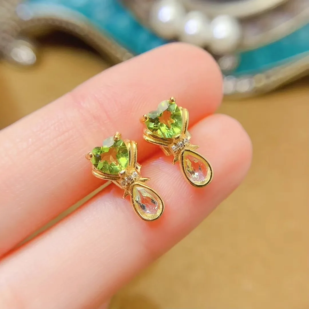 KJJEAXCMY High End Women's Earrings Natural Peridot S925 Silver with Electroplating Boasting High Clarity Full Brilliance
KJJEAXCMY High End Women's Earrings Natural Peridot S925 Silver with Electroplating Boasting High Clarity Full Brilliance
