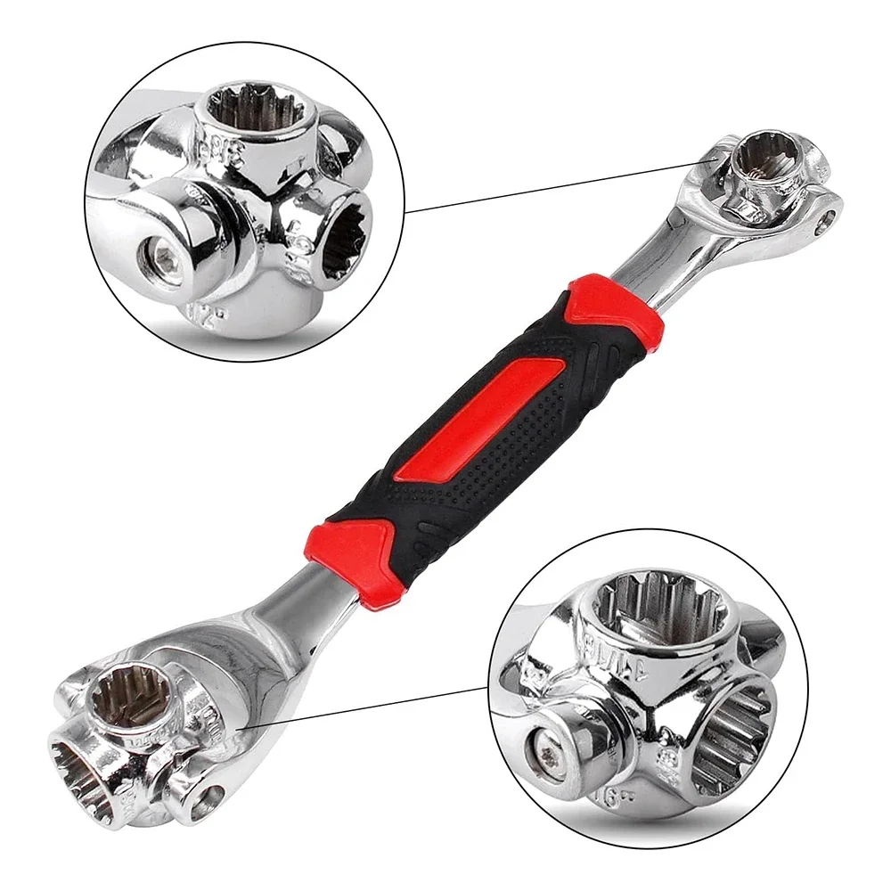 1 шт., набор многофункциональных торцевых ключей 52-в-1 — нескользящая ручка 8-19 мм и вращающаяся костяная конструкция — универсальный гаечный ключ
1 шт., набор многофункциональных торцевых ключей 52-в-1 — нескользящая ручка 8-19 мм и вращающаяся костяная конструкция — универсальный гаечный ключ