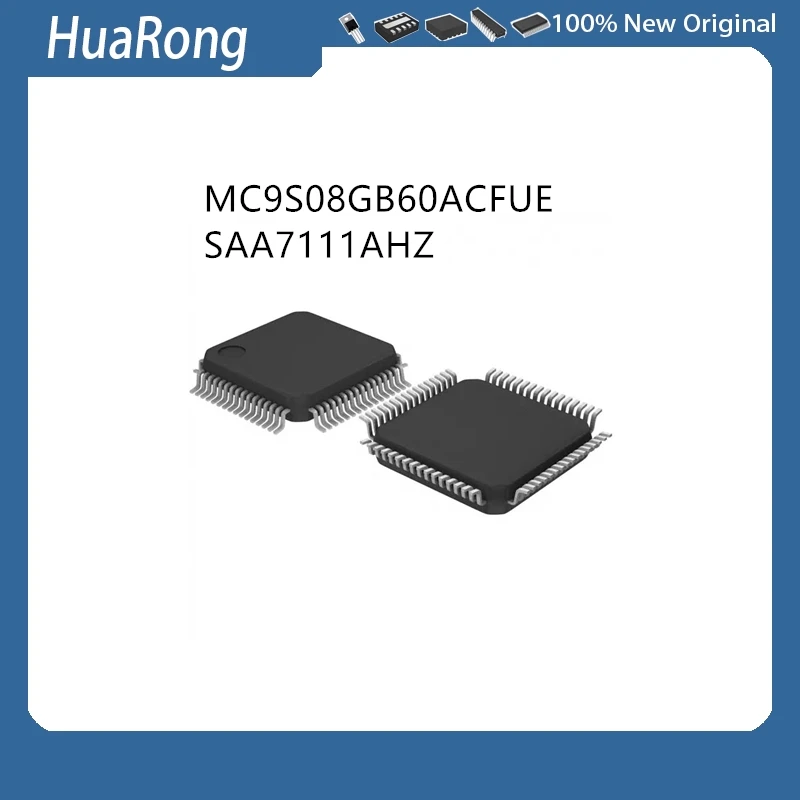 5 шт./лот MC9S08GB60ACFUE MC9S08GB60A SAA7111AHZ SAA7111 LQFP64
5 шт./лот MC9S08GB60ACFUE MC9S08GB60A SAA7111AHZ SAA7111 LQFP64