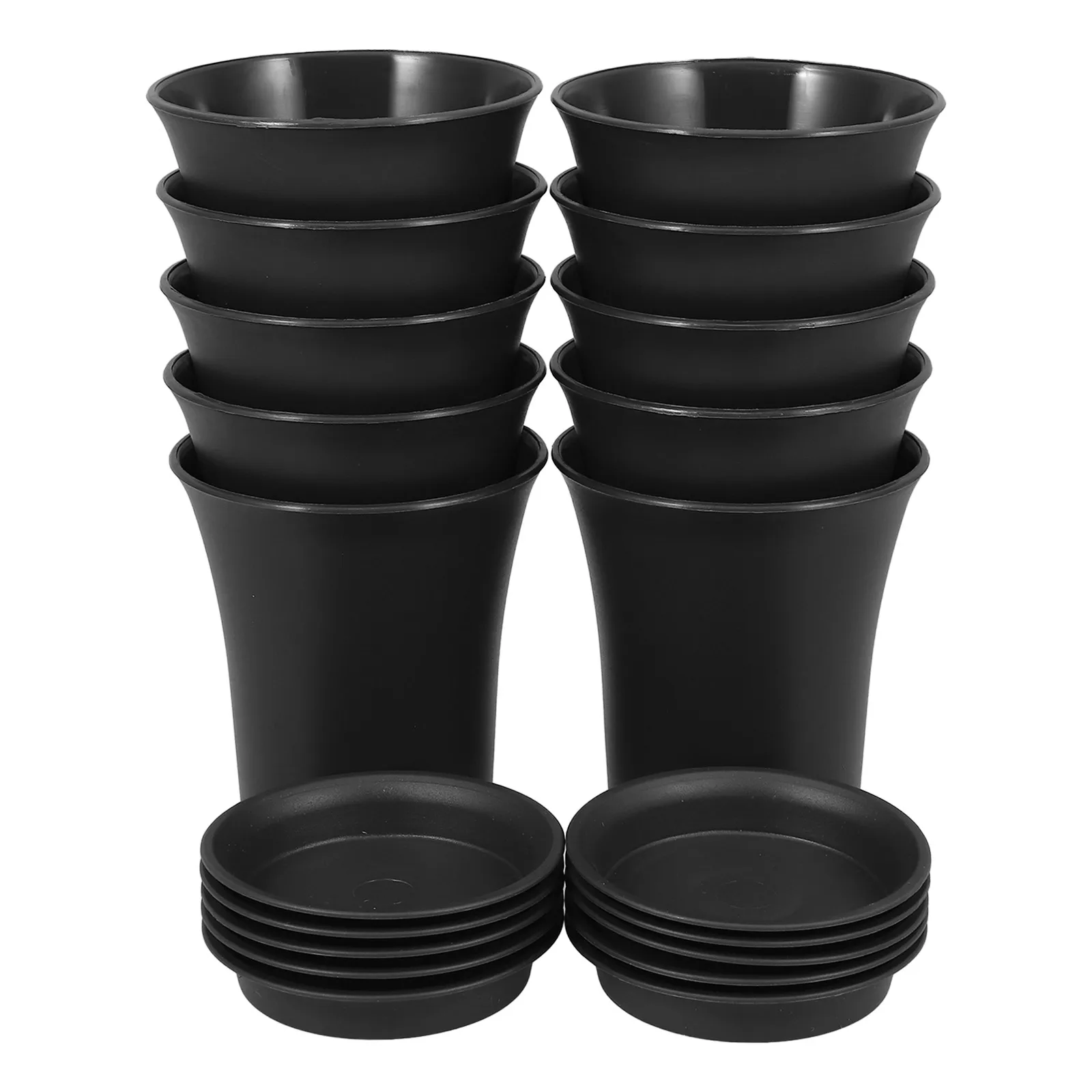 10pcs Mini Plastic Flower Pots with Holes Trays for Succulents Plant Growing Containers Modern Decorative
10pcs Mini Plastic Flower Pots with Holes Trays for Succulents Plant Growing Containers Modern Decorative