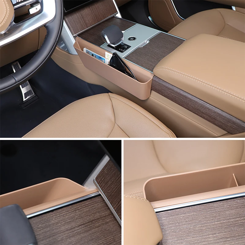 For Land Rover Range Rover Executive 2023+ center console side, storage box accessories on both sides of gear, amber brown
For Land Rover Range Rover Executive 2023+ center console side, storage box accessories on both sides of gear, amber brown