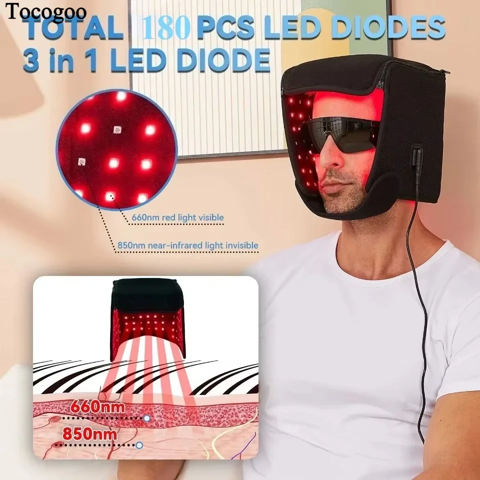 Red Light Hats for Hair Regrowth Infrared light Cap Thinning Anti Hair Loss Anxiety Stress Reduce Migraine Scalp Relax Massager
Red Light Hats for Hair Regrowth Infrared light Cap Thinning Anti Hair Loss Anxiety Stress Reduce Migraine Scalp Relax Massager