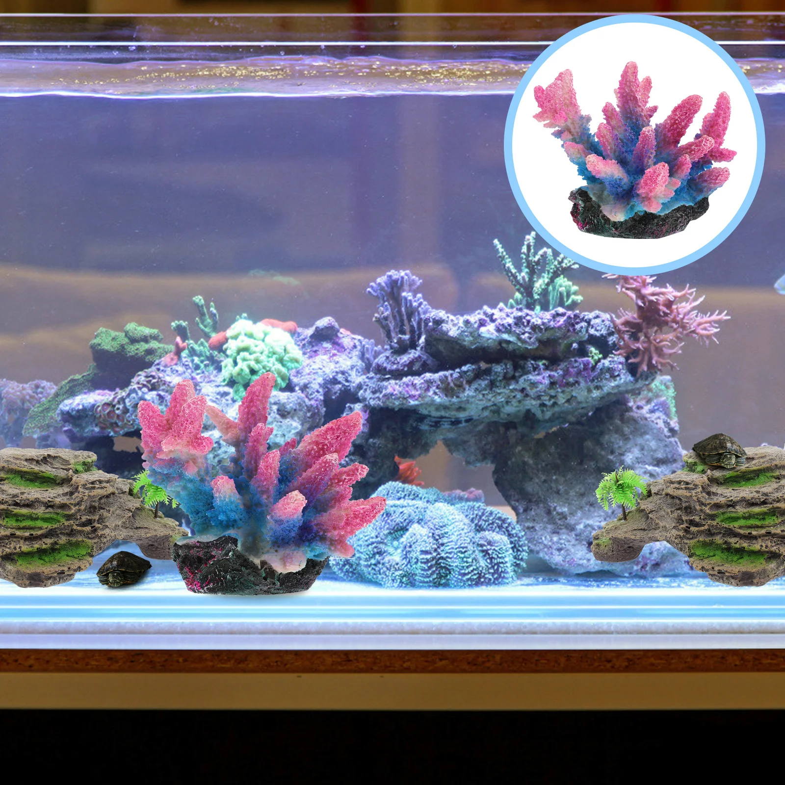 Artificial Coral Reef Decor Realistic Resin Aquarium Coral Ornament Fish Tank Decoration Landscape Aquarium Adornment 
Artificial Coral Reef Decor Realistic Resin Aquarium Coral Ornament Fish Tank Decoration Landscape Aquarium Adornment