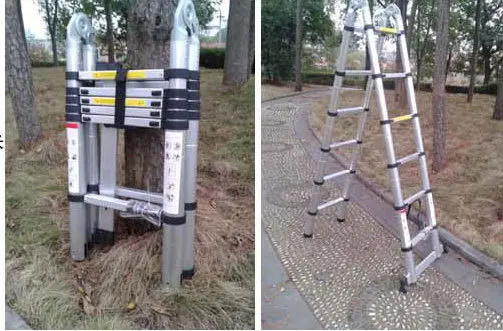 1 PC 1.9M+1.9M Alluminum Telescopic Ladder With Joint
1 PC 1.9M+1.9M Alluminum Telescopic Ladder With Joint