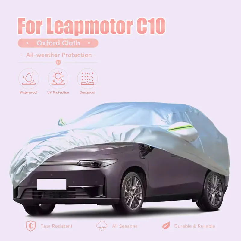 For Leapmotor C10 Full Car Cover Reflective Strips Waterproof Snowproof Dustproof UV Protection Exterior Accessories
For Leapmotor C10 Full Car Cover Reflective Strips Waterproof Snowproof Dustproof UV Protection Exterior Accessories