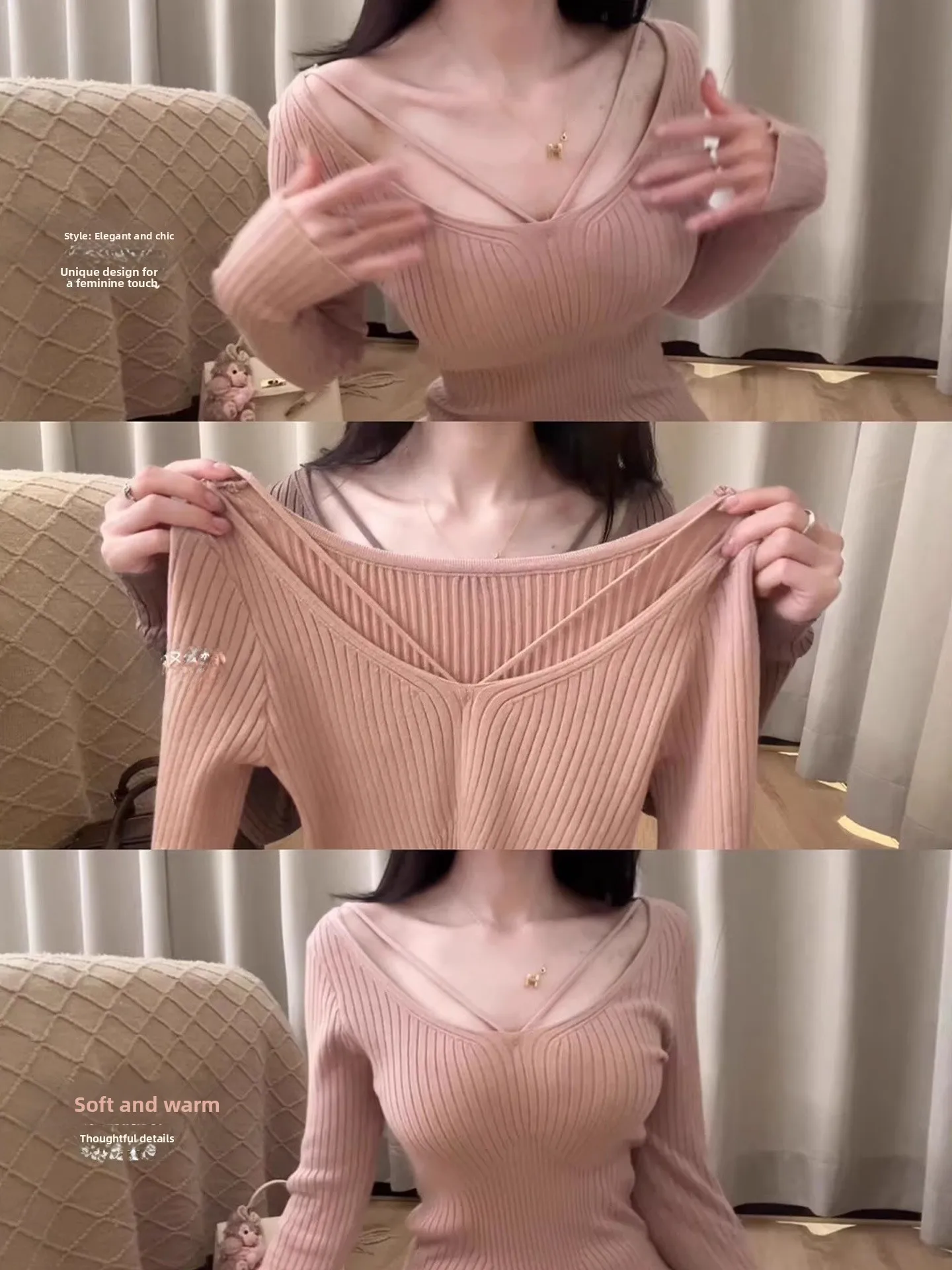 Slim Fit Long Sve U-Ne, вязаная основа irt, женская осенне-зимняя мягкая корейская модная внутренняя одежда, розовый базовый топ
Slim Fit Long Sve U-Ne, вязаная основа irt, женская осенне-зимняя мягкая корейская модная внутренняя одежда, розовый базовый топ