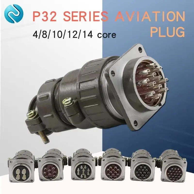 P32 Connectors 4, 8, 10, 12, 14, 19 pins mounting dimensions 32 mm
P32 Connectors 4, 8, 10, 12, 14, 19 pins mounting dimensions 32 mm