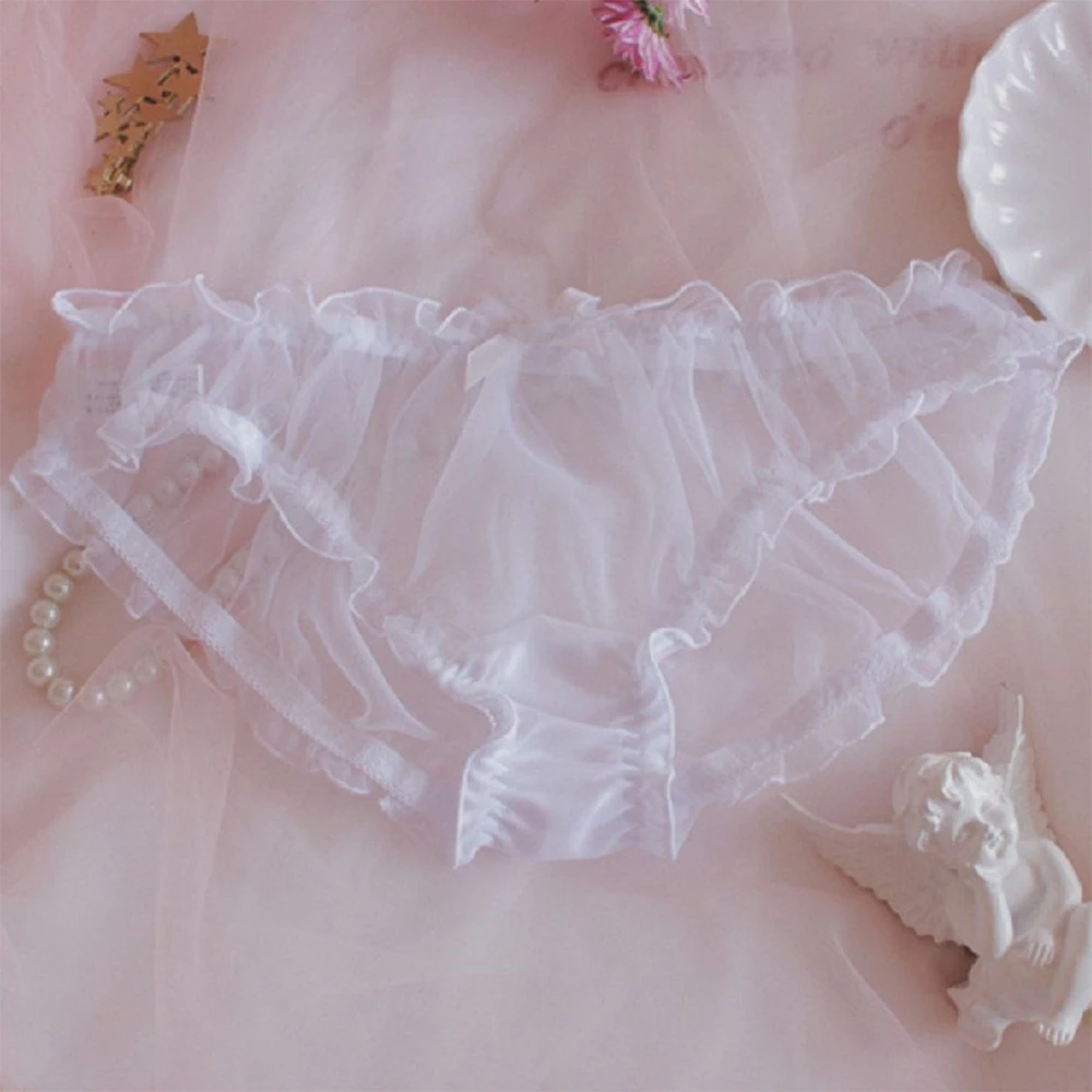 Sexy Underwear Sissy Floral Lace Pouch Panties MiniBikini Brief Sheer Mesh Knickers Transparent Underpants Lightweight Breath
Sexy Underwear Sissy Floral Lace Pouch Panties MiniBikini Brief Sheer Mesh Knickers Transparent Underpants Lightweight Breath