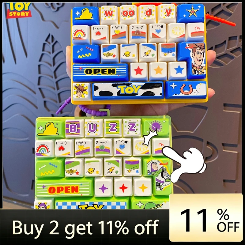 Toy Story 5 Woody Bag Charm Mini Keyboard Keycap Buzz Lightyear Design Portable Finger Press Stress Relief Toy Funny Gifts
Toy Story 5 Woody Bag Charm Mini Keyboard Keycap Buzz Lightyear Design Portable Finger Press Stress Relief Toy Funny Gifts