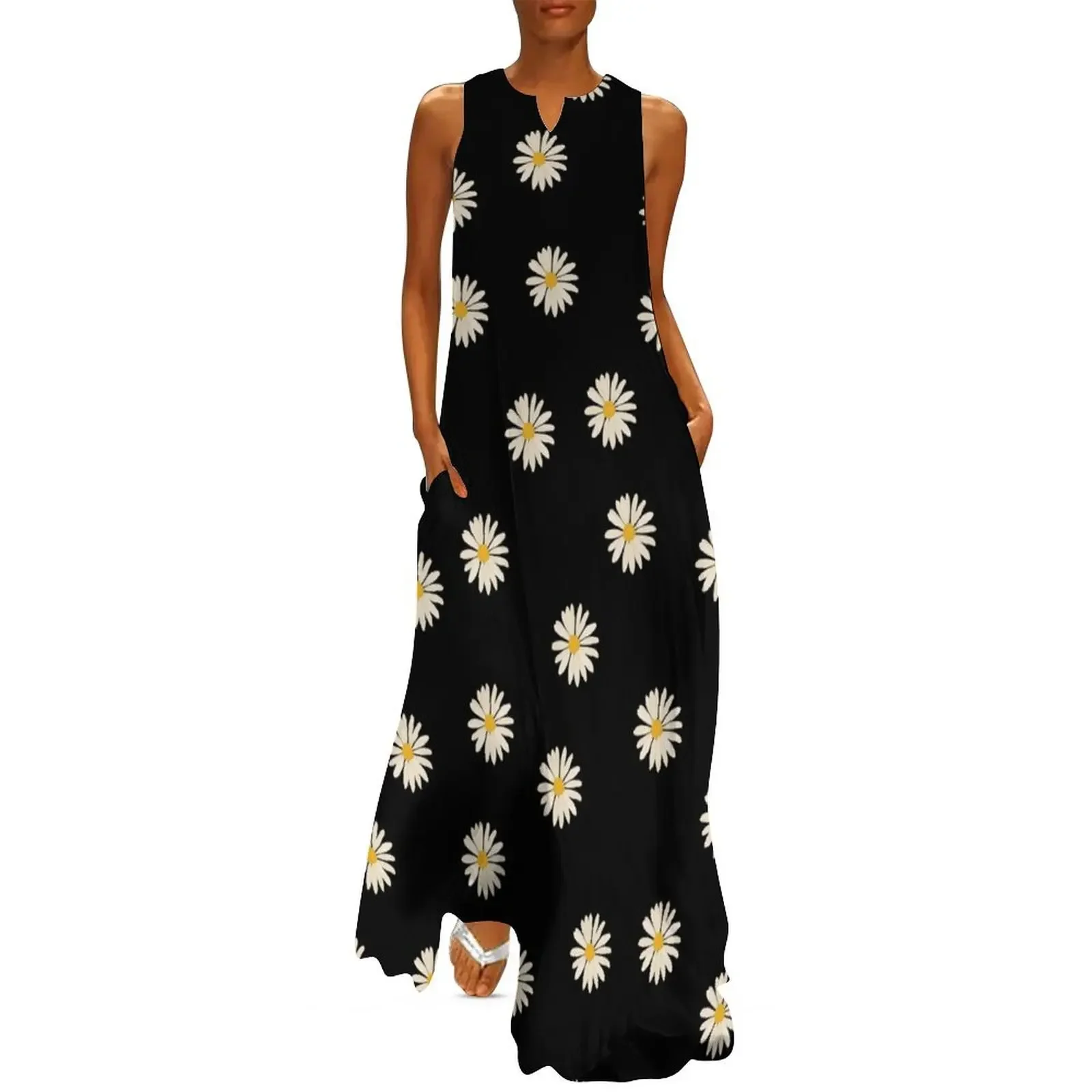 Black Daisy Print Long Dress summer dress woman 2025 women's evening dresses 2025 dress for woman Womens dresses
Black Daisy Print Long Dress summer dress woman 2025 women's evening dresses 2025 dress for woman Womens dresses