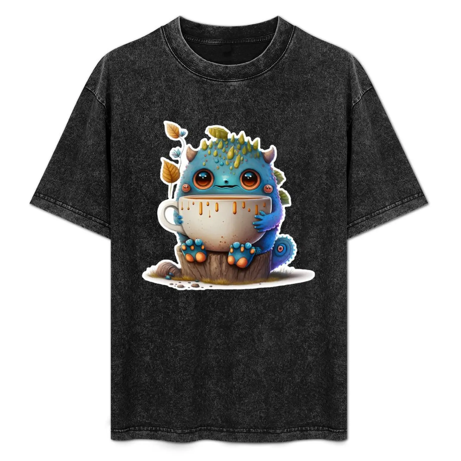 Cute Cute Creature with Hot Chocolate #2 T-Shirt Basic Solid Color Short Sleeve Cotton Top
Cute Cute Creature with Hot Chocolate #2 T-Shirt Basic Solid Color Short Sleeve Cotton Top