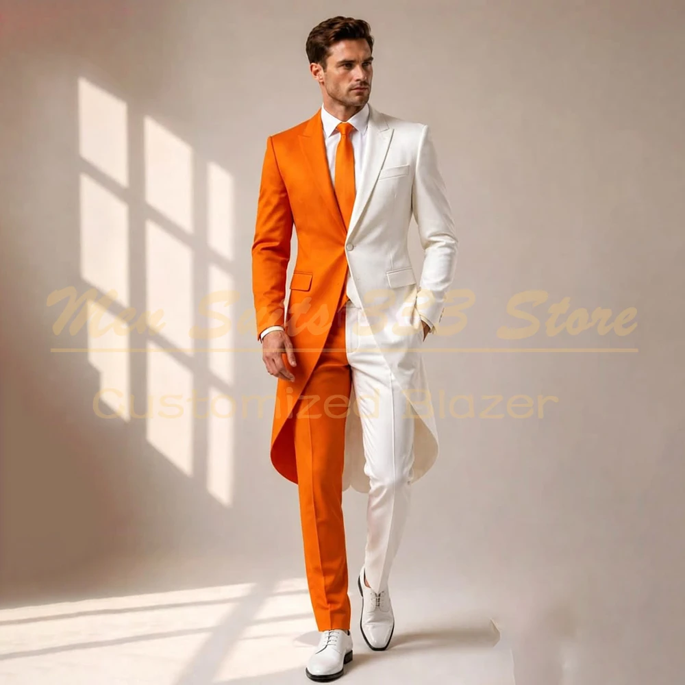 Luxury Designer Men's Suits Fashion One-Button Peak Lapel Long Jacket Customized Tuxedos Elegant 2 Piece Blazer Pants
Luxury Designer Men's Suits Fashion One-Button Peak Lapel Long Jacket Customized Tuxedos Elegant 2 Piece Blazer Pants