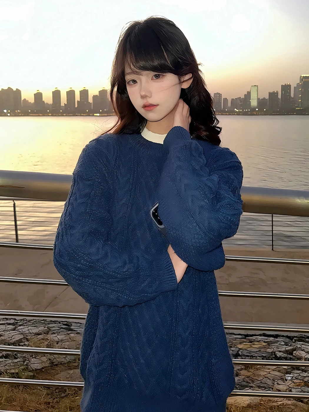 Утепленный пушистый вязаный свитер унисекс с круглым вырезом для мужчин и женщин, осенне-зимний, теплый, дышащий, мягкий, комфортный, повседневный, для пар
Утепленный пушистый вязаный свитер унисекс с круглым вырезом для мужчин и женщин, осенне-зимний, теплый, дышащий, мягкий, комфортный, повседневный, для пар