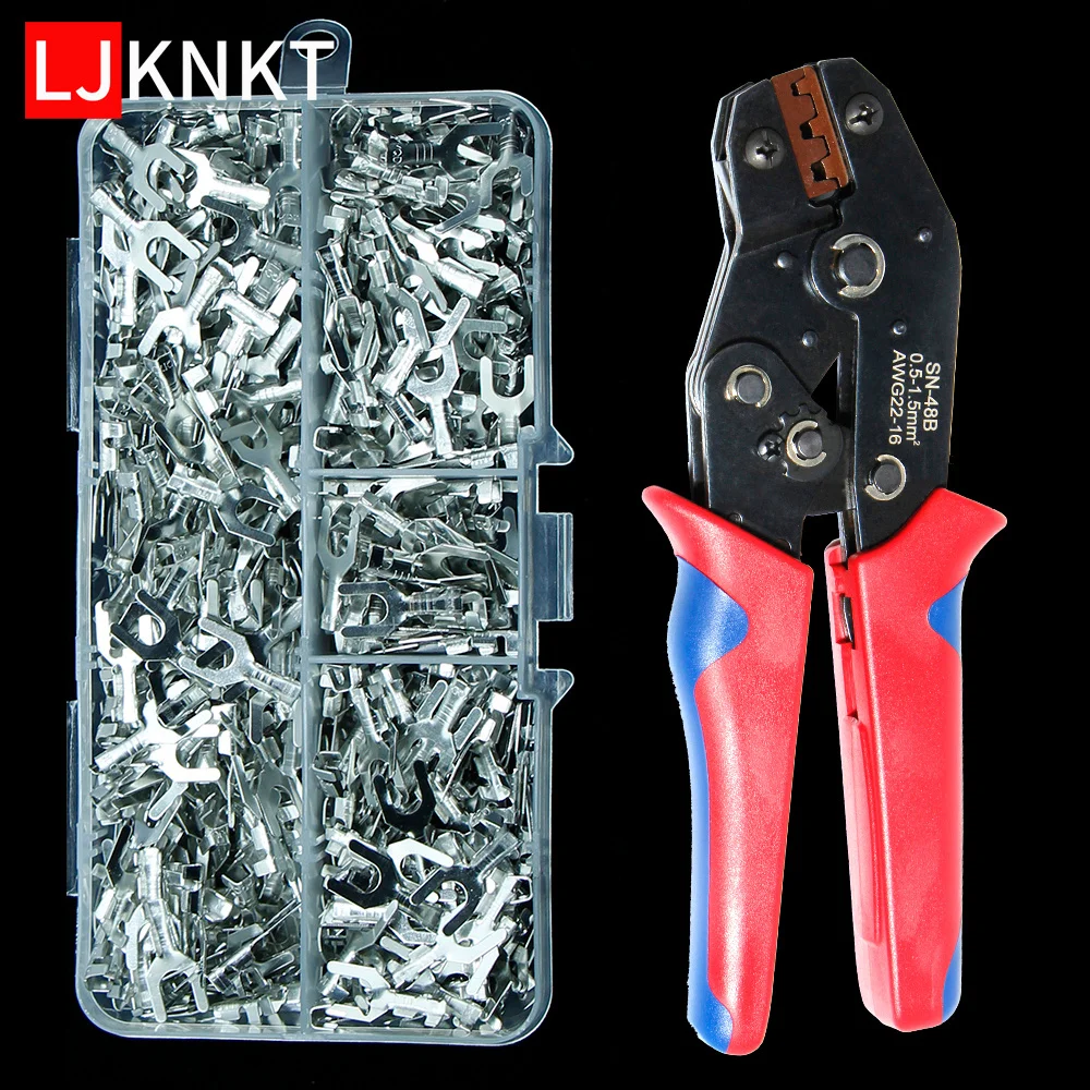 Wound connector plug General spring insert edge wire crimping terminal quick simple Y terminal hand tool pliers Insulated Cable
Wound connector plug General spring insert edge wire crimping terminal quick simple Y terminal hand tool pliers Insulated Cable