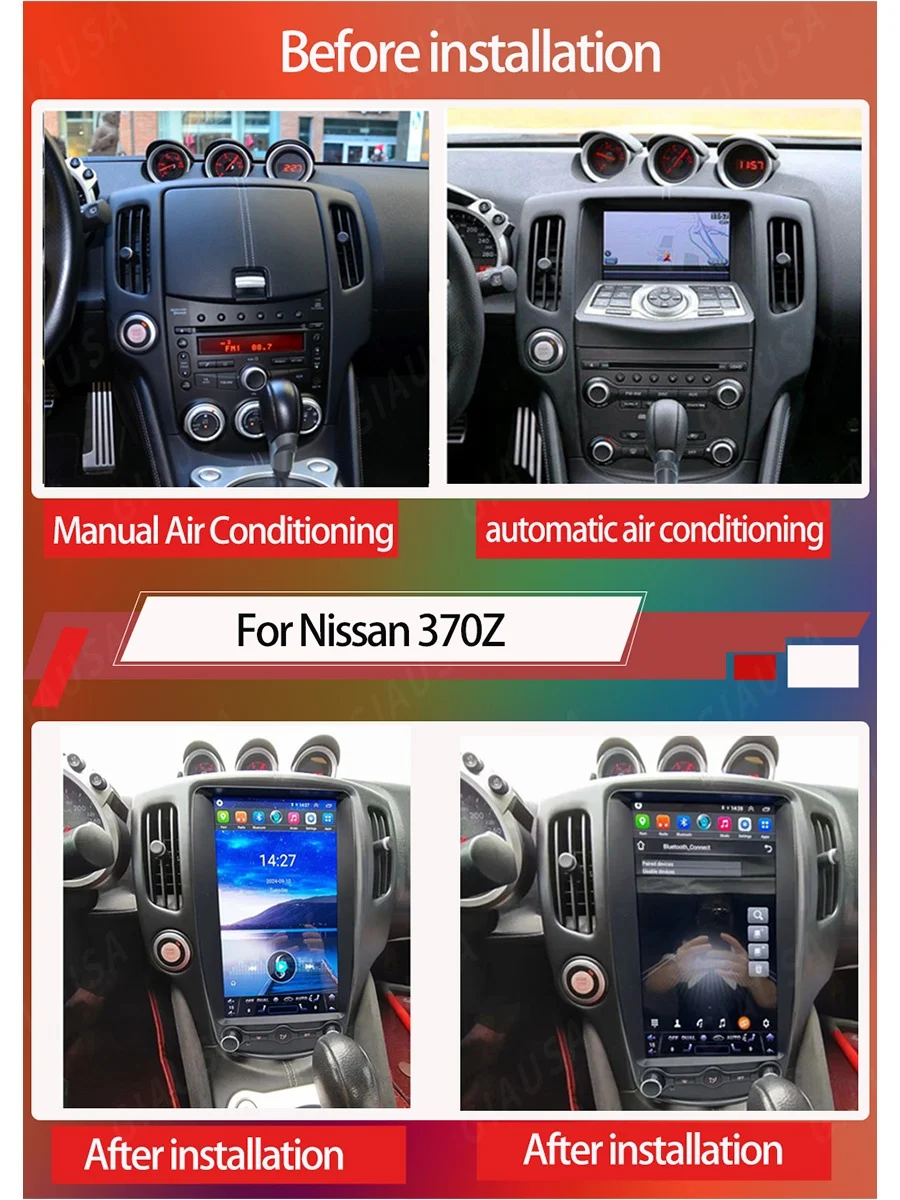14.5" Car Stereo Android 13 For Nissan 370Z Z34 2008 2009-2019 Touch Screen Car GPS Navigation Multimedia Player Radio Head Unit
14.5" Car Stereo Android 13 For Nissan 370Z Z34 2008 2009-2019 Touch Screen Car GPS Navigation Multimedia Player Radio Head Unit