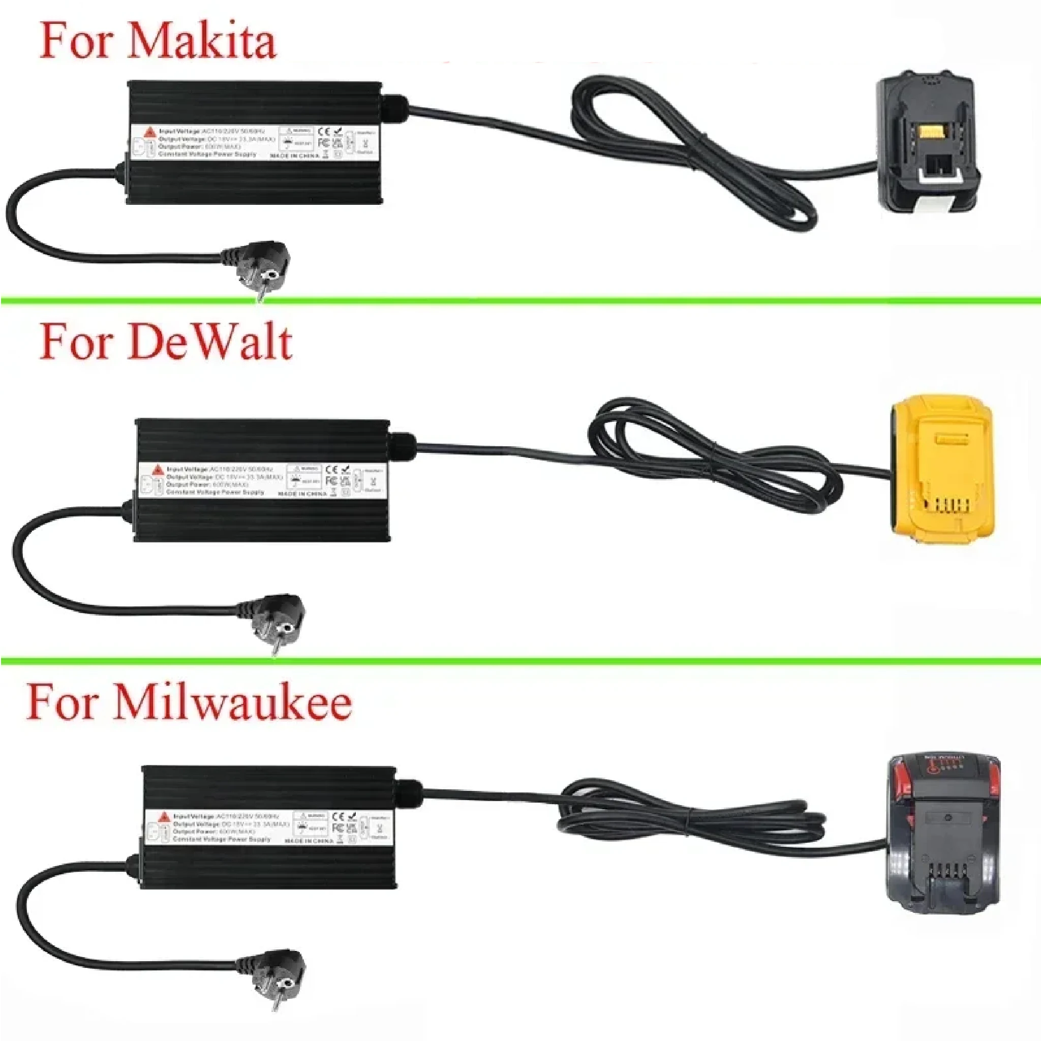 600W Power Supply Adapter Converter AC 220V Voltage DC 18V EU Plug For Makita For Milwaukee For DeWalt For M18 Machine Tools
600W Power Supply Adapter Converter AC 220V Voltage DC 18V EU Plug For Makita For Milwaukee For DeWalt For M18 Machine Tools