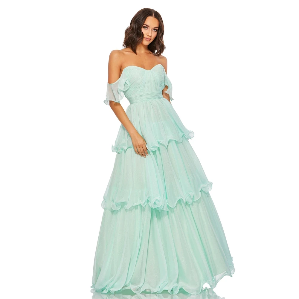 ROSELLA Off The Shoulder Flounce Design Women Dress For Special Events Floor Length Tiered A Line Formal Prom Gown New 2023
ROSELLA Off The Shoulder Flounce Design Women Dress For Special Events Floor Length Tiered A Line Formal Prom Gown New 2023