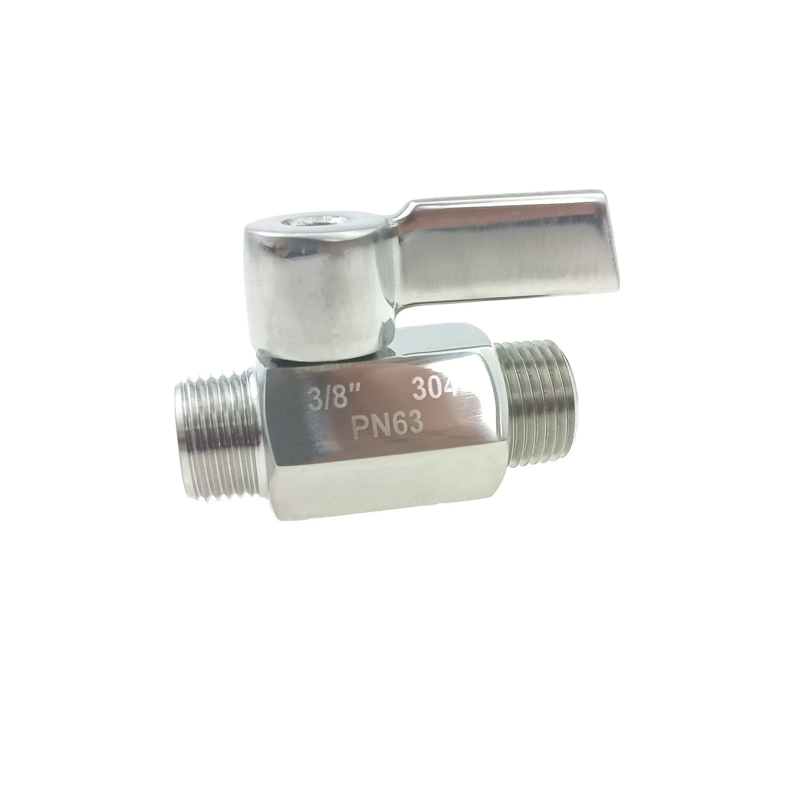 SS304 2 Way Shut-off Ball Valve Mini Type Male to Male Threaded 1/4", 1/2", 3/8"
SS304 2 Way Shut-off Ball Valve Mini Type Male to Male Threaded 1/4", 1/2", 3/8"