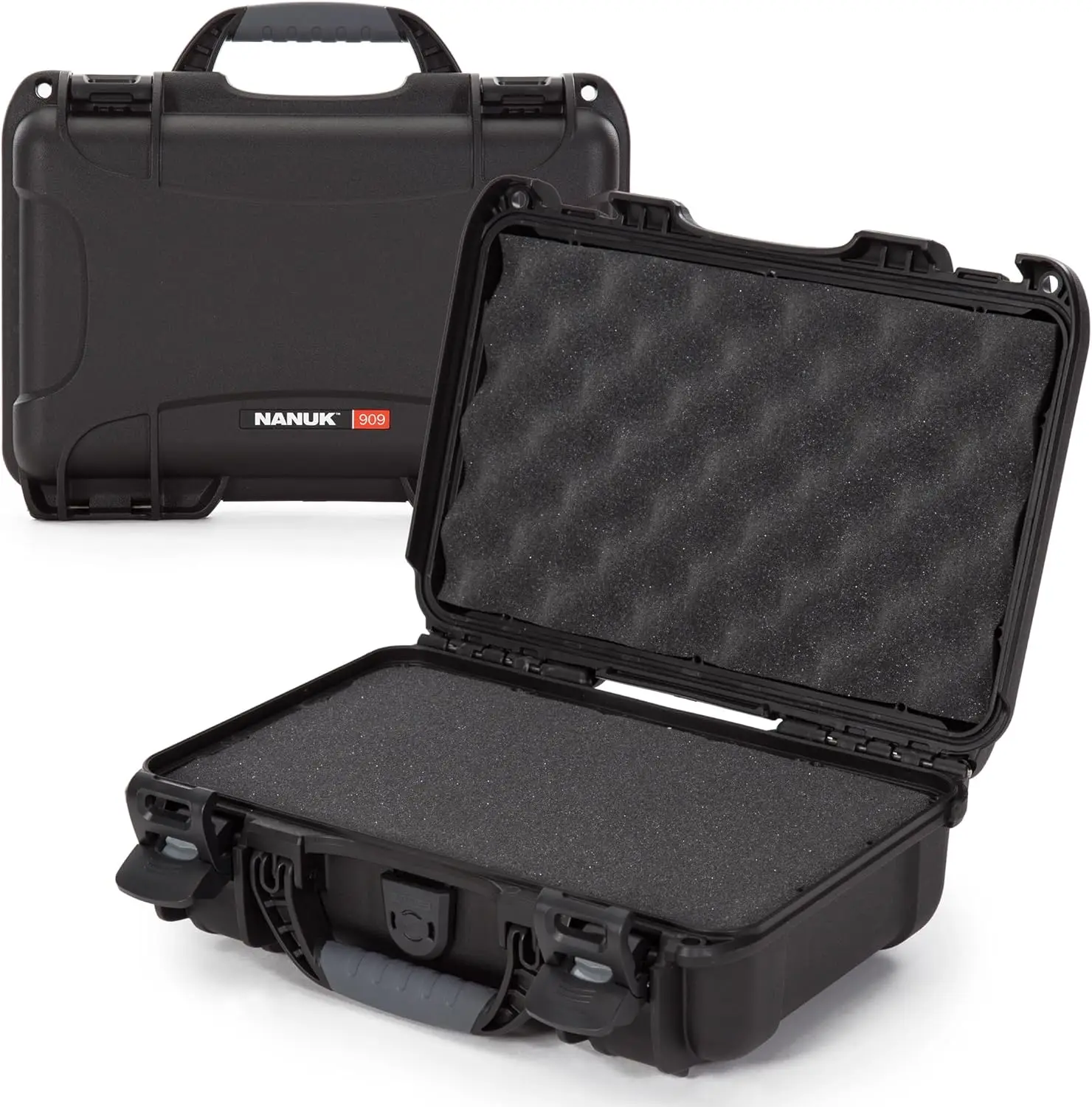 12.6"x9"x4.4" Waterproof Hard Case with Customizable Foam - IP67 Rated, Lightweight, Lockable, Impact Resistant - Black
12.6"x9"x4.4" Waterproof Hard Case with Customizable Foam - IP67 Rated, Lightweight, Lockable, Impact Resistant - Black