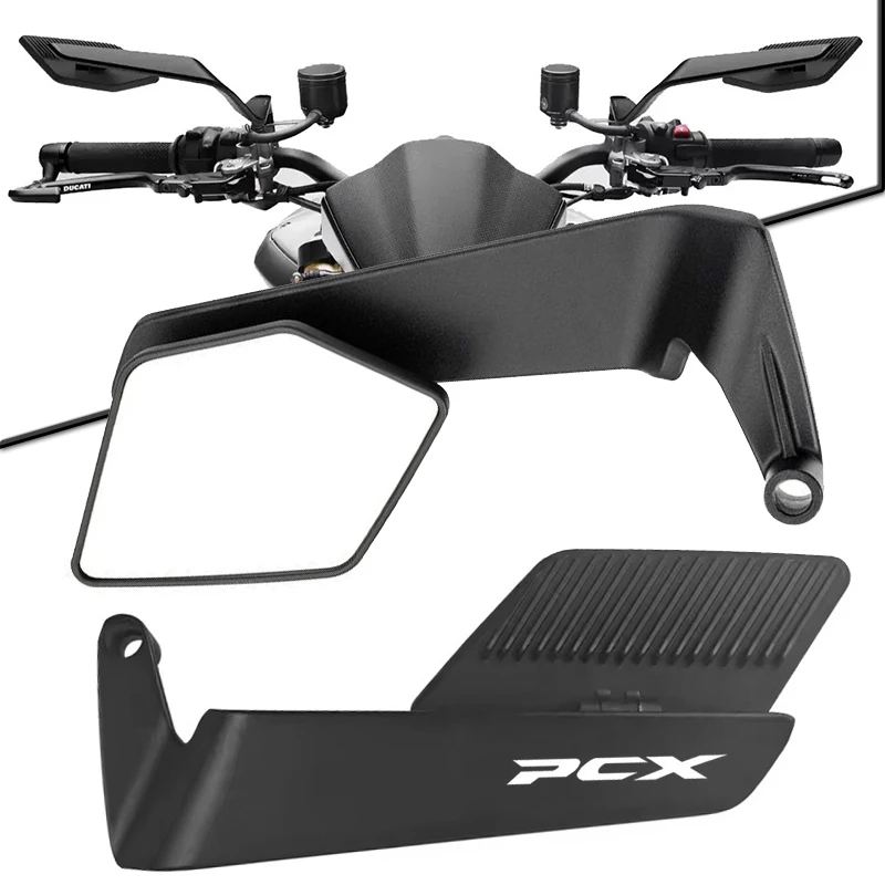 For Honda PCX125 PCX150 PCX160 PCX 125 150 160 2018-2024 Motorcycle Mirrors Stealth Winglets Mirror Rotate Adjustable Mirrors
For Honda PCX125 PCX150 PCX160 PCX 125 150 160 2018-2024 Motorcycle Mirrors Stealth Winglets Mirror Rotate Adjustable Mirrors