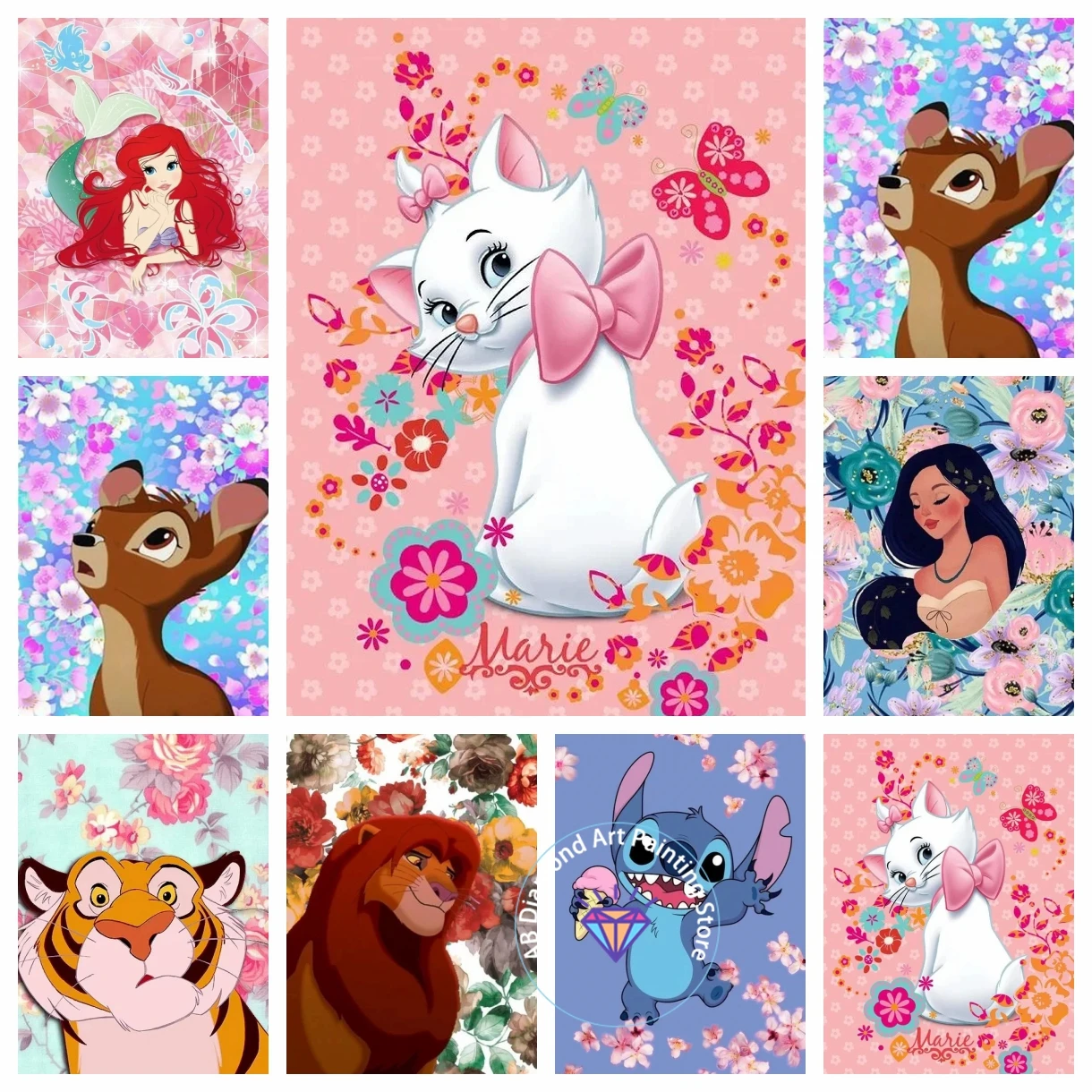 Lion King DIY AB Diamond Art Painting Kits New Embroidery Mosaic Cross Stitch Cartoon Character Pictures Bambi Home Decor Gift
Lion King DIY AB Diamond Art Painting Kits New Embroidery Mosaic Cross Stitch Cartoon Character Pictures Bambi Home Decor Gift