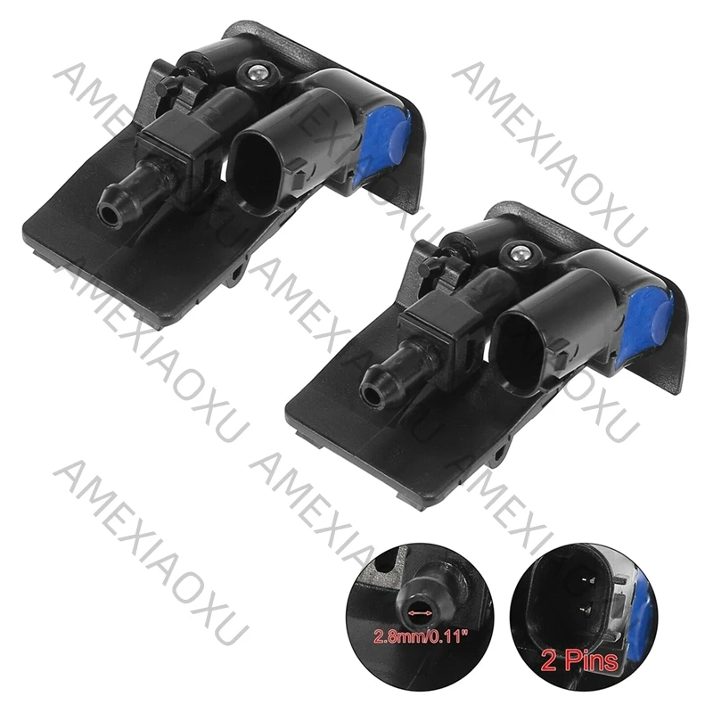 2Pcs New Car Windshield Washer Sprayer Nozzle Windscreen Nozzle Jet 61667183343 For -BMW X1 E84 / X6 E71 E72 AMEXIAOXU
2Pcs New Car Windshield Washer Sprayer Nozzle Windscreen Nozzle Jet 61667183343 For -BMW X1 E84 / X6 E71 E72 AMEXIAOXU