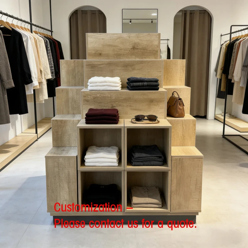 custom.Heavy Duty Double-Sided Wooden Steel Adjustable Freestanding Display Shelves Retail Stores Supermarkets Clothing Shop
custom.Heavy Duty Double-Sided Wooden Steel Adjustable Freestanding Display Shelves Retail Stores Supermarkets Clothing Shop