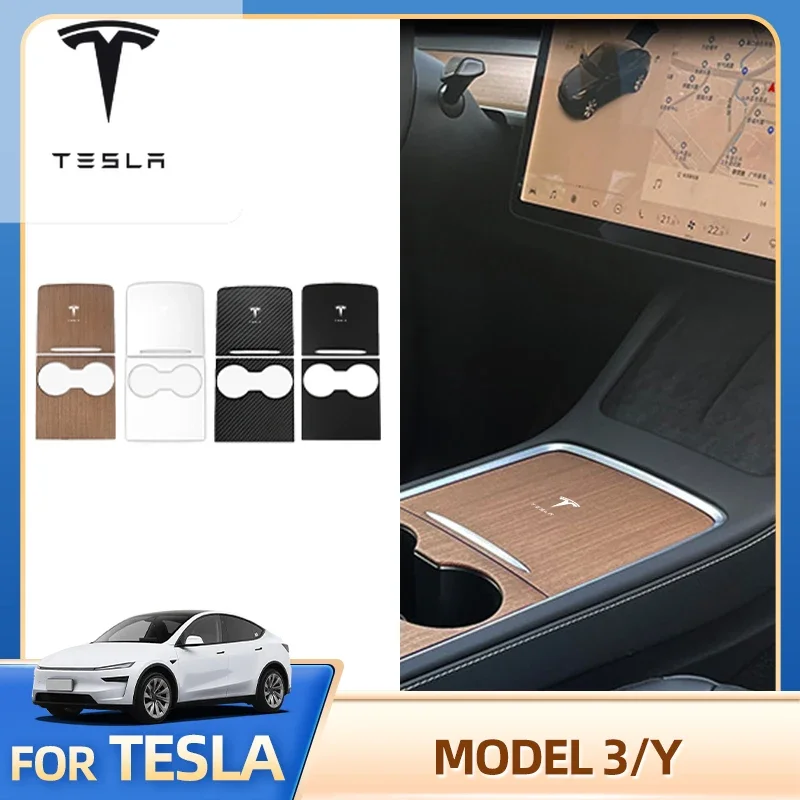 For Tesla Model Y Model 3 2020-2024 Center Control Panel Patch Interior Protection Patch Car Accessories Modificat Car Sticker