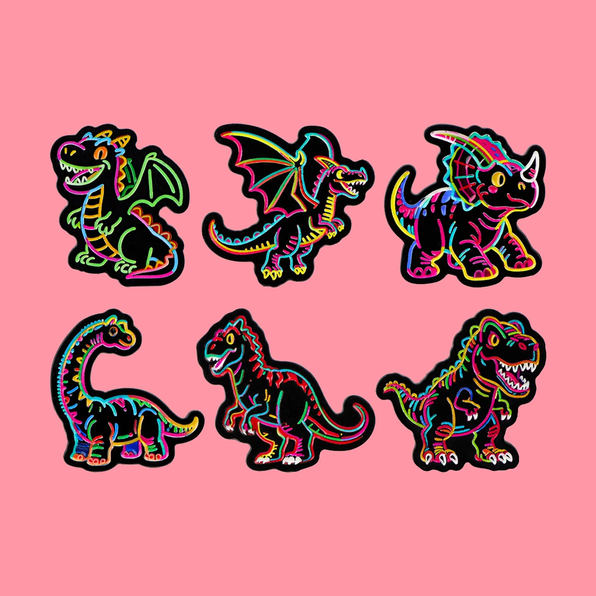 Neon Dragon Luminous Enamel Pins Funny Animals Brooch Lapel Pin Badge on Backpack Clothing Accessories Fashion Jewelry Gifts
Neon Dragon Luminous Enamel Pins Funny Animals Brooch Lapel Pin Badge on Backpack Clothing Accessories Fashion Jewelry Gifts