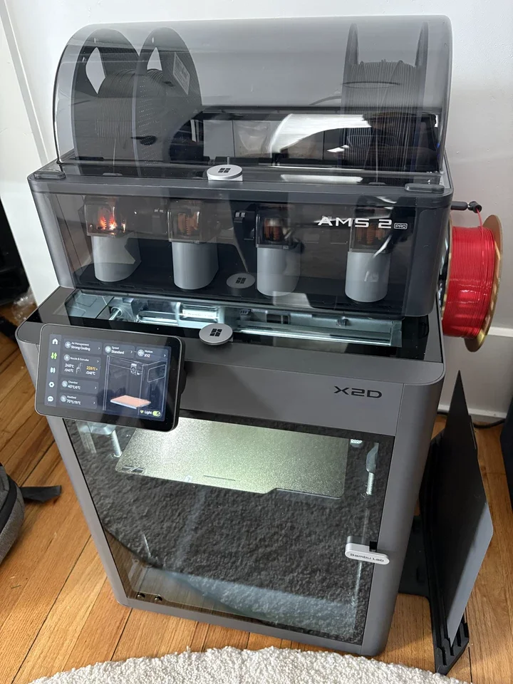 Bamboo Lab X2d Combo 3D Printer Enclosure Dual Extruder Automatic USB Connectivity 1-Year New Industrial FDM Auto Leveling
Bamboo Lab X2d Combo 3D Printer Enclosure Dual Extruder Automatic USB Connectivity 1-Year New Industrial FDM Auto Leveling